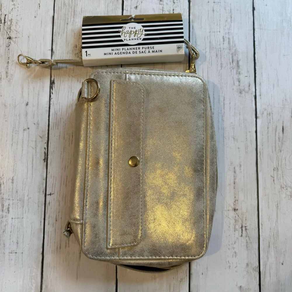 Happy Planner Gold Mini Planner‎ Purse